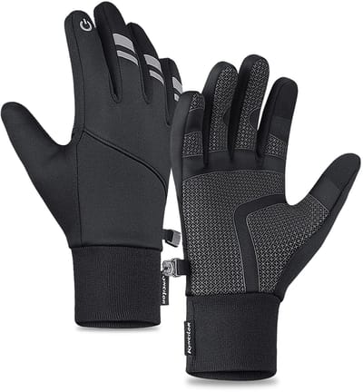 Dailygoods - Winterhandschoenen voor heren, winter waterdichte geïsoleerde werkhandschoenen Anti Slip Touchscreen Koelbestendige thermische accessoire voor ski-klimmen buitensporten