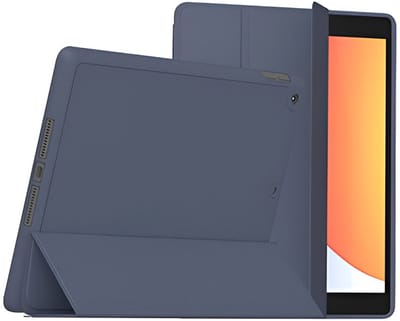 MYWAY, Hoesje geschikt voor iPad 11 inch 2025 / 10.9 inch 2022 - SlimSkin Series met Stylus Houder, Marineblauw