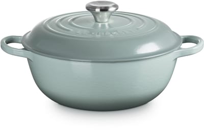 Le Creuset Gietijzeren Braadpan Marmite 22 cm/2.2 liter Sea Salt
