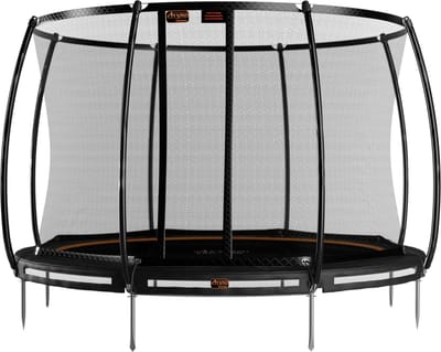 Avyna Trampoline InGround Ø365 met veiligheidsnet | Zwart
