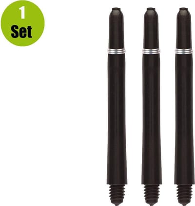 Winmau Dart Shafts Nylon - Zwart - X-Short - (1 Set)