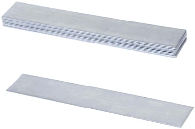 10 Stuks Hoogwaardige 99.99% Zuivere Zink Plaat voor Wetenschappelijk Gebruik (152x25x5mm) - Perfect voor Experimenten, Modelbouw en Educatieve Projecten