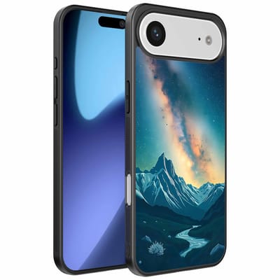 Geschikt voor iPhone Air Telefoonhoesje met Sterrenhemel Opdruk - TPU Backcover Case With Space And Milkyway Design - Smartphonica geschikt voor iPhone 17 Air