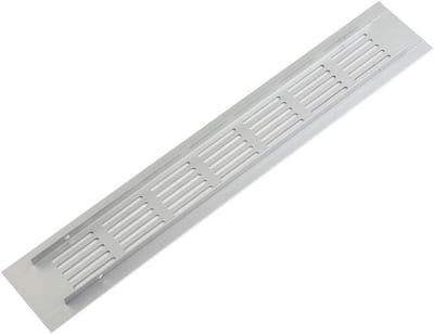 Ronde Rechthoekige Ventilatie Rooster Aluminium - Universele Lucht Uitlaat Roosters voor Kast, Badkamerdeur en Meubels