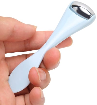 Dailygoods- Oogroller Mini - RVS IJsroller - Rimpelvermindering - Huidverzorging - Pijnverlichting - Vermindert wallen en roodheid