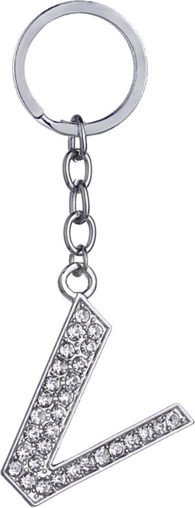 Bixorp Sleutelhanger met Letter V - Best Friends BFF Cadeau voor haar / hem