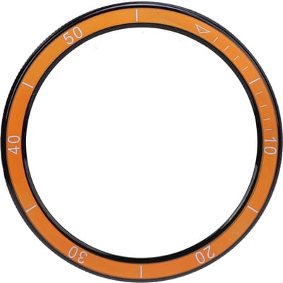 Horlogebezel Vervanging voor Xiaomi Watch S4 S3 Tweekleurige Schaal PC Horlogebezel Inzetstuk Krasbestendig orange