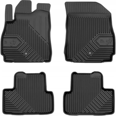 Frogum No.77 Rubberen Automatten Set – Geschikt voor CHEVROLET Orlando 2010-2018 – 4-delig – TPE Premium Kwaliteit – Hoge Rand 4 cm – Geurloos – Zwart
