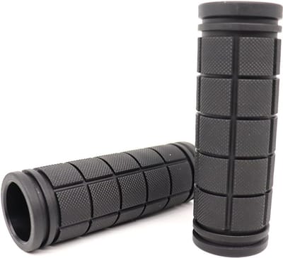 Fietshandvatten - Stuurgrepen Rubber - Comfortabel Fietsen - Anti-slip Ontwerp - 115 x 22 mm - Zwart