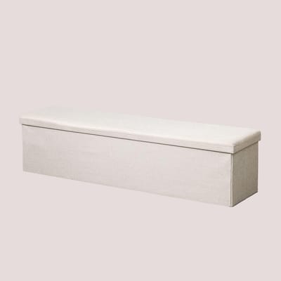 Kofferbank - Opbergbank - Ruimte Organiseren - Stijlvolle Opberger - 150 cm - Beige