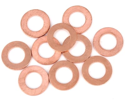 Dailygoods- Afdichtring Set van 10 - Koperen Schijven - Platte Afdichtring - 12 x 22 x 1,5 mm - Duurzaam Materiaal - Veelzijdig Gebruik - Ring