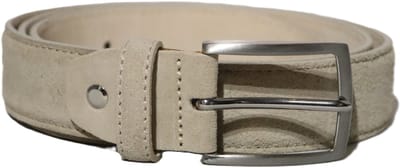Men of Global 1256-81 - 115 cm – Leren Riem – Vegetable tanned – Doorgestikt – Nubuck voering