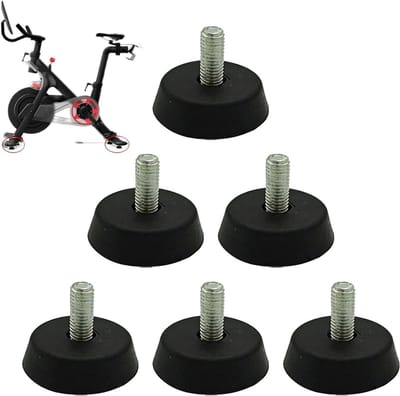 Verstelbare Stelvoeten - Meubelpoten Anti-wiebel dempers - Meubels Stabiliseren - Schokabsorberend - 6 stuks - Zwart