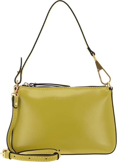 GIANNI CHIARINI Leren Schoudertas Avondtas Alyssa Crossbody Bag Polline Geel