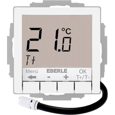 Eberle 527816455504 UTE 4100-F-RAL9010-G-55 Kamerthermostaat Montagewijze: Inbouw (in muur) Verwarmen/koelen 1 stuk(s)