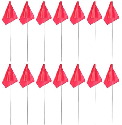 30 Stuks Vlaggen voor Tuin en Gras - Markeer Vlaggen, Irrigatie Vlaggen en Banner Vlaggen voor Tuinbeplanting