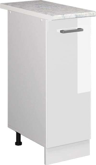 Vicco R-Line Apotheekkast – 30 cm, WB Marmer Wit Hoogglans