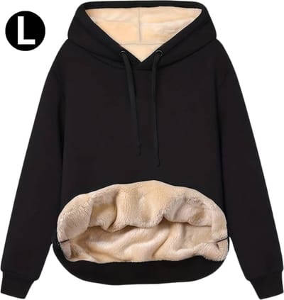 Nivard Hoodie Deken - Warme Trui Dames - Truien Dames - Fleece Trui - Winter - Wollen Trui Dames - Deken Met Mouwen - Hoodie Blanket - Zwart - Maat L