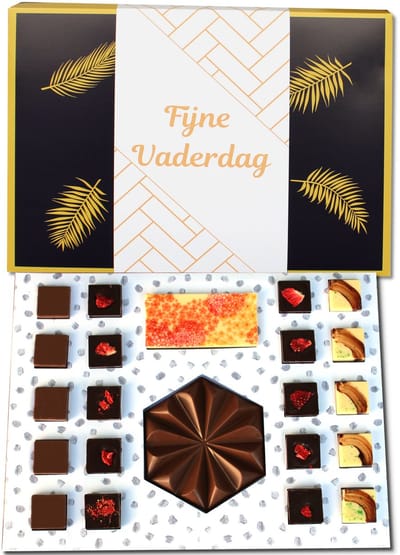 Luxe Chocoladecadeau - Fairtrade handgemaakt brievenbus chocoladegeschenk - Bedankt cadeau - Sustainable packing - Chocolate gift