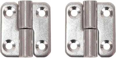 Verwijderbare scharnieren 1,5 inch van roestvrij staal, opvouwbaar en ideaal voor linkshandige gebruikers, set van 2 stuks
