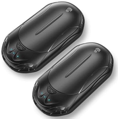 Herbruikbare Handwarmer 6000mAh - Draagbare Pocketwarmer met 3 Verwarmingsstanden - USB Oplaadbare Handwarmer voor Buitenactiviteiten en Kamperen