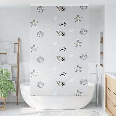 vidaXL - Doucherolgordijn - met - cassette - 120x240 - cm - stofbreedte - 116 - cm