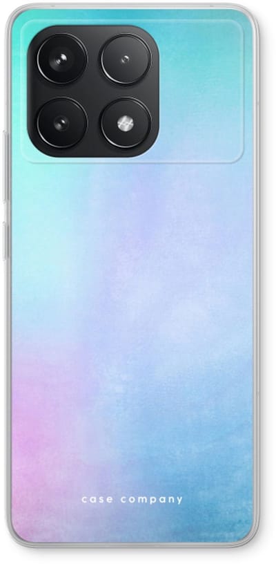 Case Company® - Hoesje geschikt voor Xiaomi Poco F6 Pro hoesje - Mist pastel - Soft Cover Telefoonhoesje - Bescherming aan alle Kanten en Schermrand