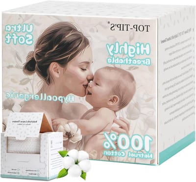 Wegwerp Handdoeken - Katoenen Doekjes - Baby Huidverzorging - Hypoallergeen Puur Katoen - 40 Stuks - Wit