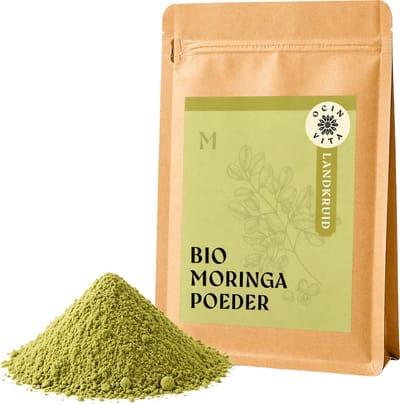Moringa Poeder Biologisch 1kg – 100% Puur Moringa Bladpoeder voor Smoothies, Yoghurt & Sapjes – Ocin Vita