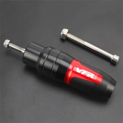 Motor Uitlaatbeschermer - Valbeveiliging Motor - Schade Voorkomen - CNC Aluminium - 1 Stuk - Rood