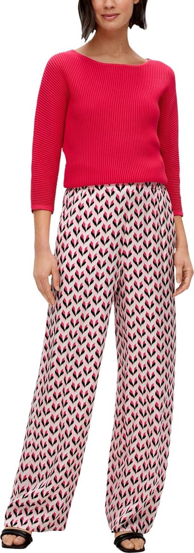 Black Label Women-Broek--41B1 LILAC/PINK-Maat 34