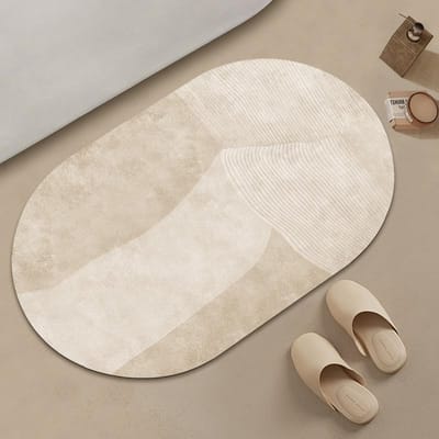 Eenvoudige Japanse Wabi-Sabi Badkamer Diatomeeënaarde Mat Badkamer Bad Water Absorberend Antislip Voetkleed 40 * 60Cm