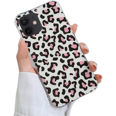 Mocaa iPhone 12 Mini Shockproof Luipaardprint Hoesje Meerkleurig
