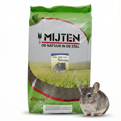 Mijten Chiko Chinchilla - Knaagdierenvoer - Korrel - 20 kg