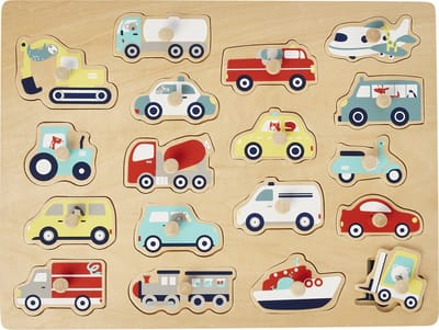 Vertbaudet Puzzel met auto's