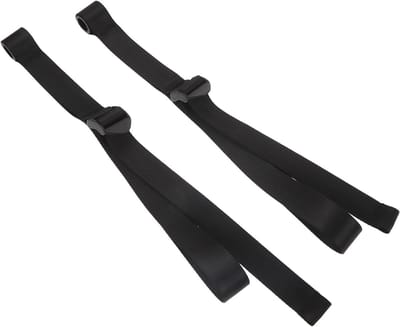 Deurankers Set - Fitness Bevestiging - Kracht Training - Universele Installatie - 2 Stuks - Zwart