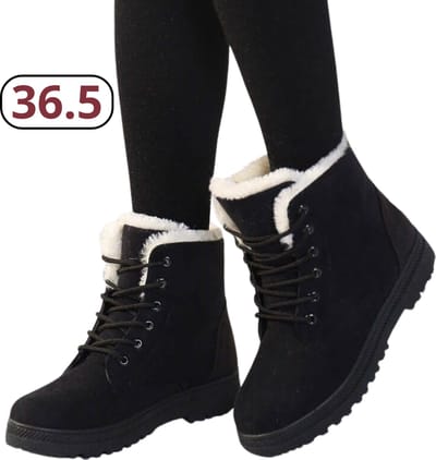 Livano Sneeuwschoenen Voor Dames - Snowboots - Wintersport Sneeuwboots - Ski Gadgets - Maat 36.5 - Zwart