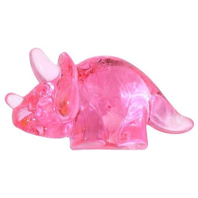 Jouet Gemme Dinosaure pour Enfants Diamant Acrylique Sept Couleurs Cristal Artificiel Pierre Précieuse Apparence Élégante Qualité Durable Utilisation Quotidienne Pratique pink