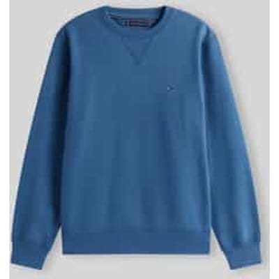 Regular fit sweatshirt van puur katoen met gestikt logo