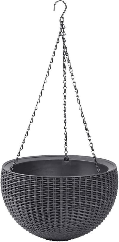 Hanging Sphere 3 kettingen 86 liter - Grafietkleurige Keter opbergbox