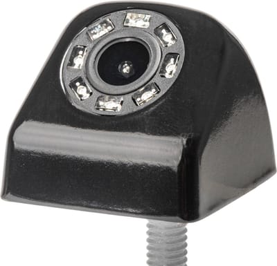 AMiO Universele Inbouw Achteruitrij Camera 8 IR LED Nachtzicht voor Auto / Bus / Camper Zwart