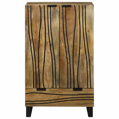 vidaXL - Highboard - Bruin - 60 - x - 33 - x - 100 - cm - massief - mangohout