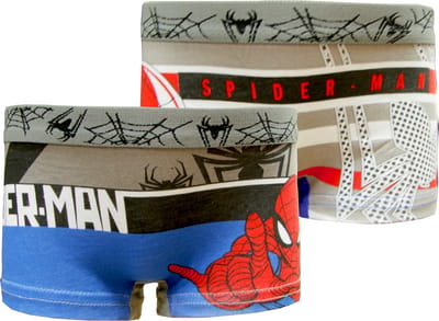 Spiderman boxershort - organic cotton certified - 2 stuks - maat 6/8 jaar