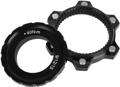 SPHProducts - Centrale vergrendelingsadapter - Fietsaccessoires - Aluminiumlegering - Zwart - Adapter voor centrale vergrendeling - Geschikt voor 6-gat...