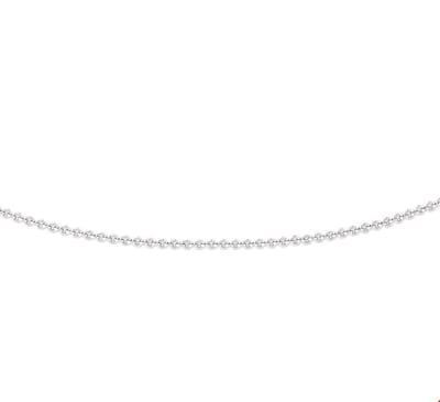 The Jewelry Collection Ketting Anker Plat 0,8 mm 42 cm - Goud