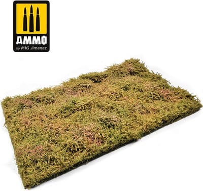 AMMO by Mig Jimenez Modelbouwdecoratie - MIG 8364 Wilderness Fields with Bushes L. Summer Kunstgroen