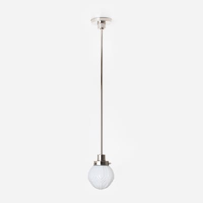 Hanglamp Victory 20's Nikkel - Art Deco Trade