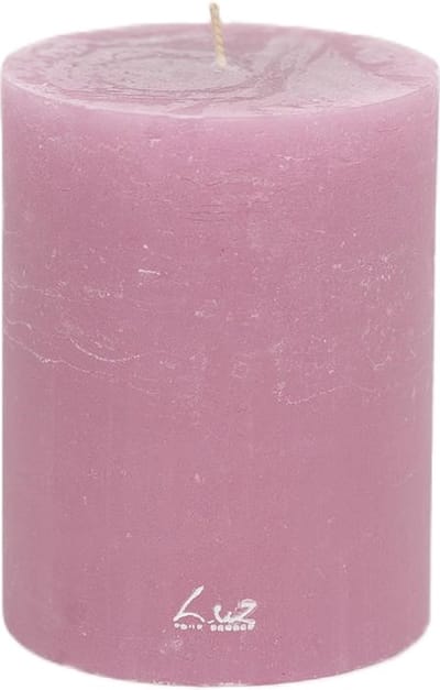 Rasteli Luz Your Senses Kaars Stompkaars Paars-Roze D 10cm H 13 cm