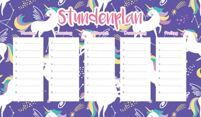 Wallvy Magnetisch Lesrooster - 30x17,5 cm - Droog uitwisbaar - Personaliseerbaar