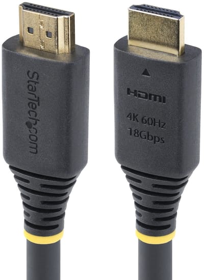 StarTech.com 7m Premium Gecertificeerde High Speed HDMI Kabel, 4K 60Hz/1440p 144Hz, HDR10/HDCP 2.2/ARC, 18Gbps, UHD HDMI 2.0 Kabel voor TV/Monitor/Display, TPE Mantel